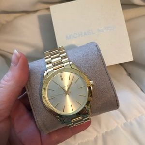 Never worn Michael Kors Gold Watch